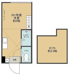 ハーモニーテラス前野町の物件間取画像